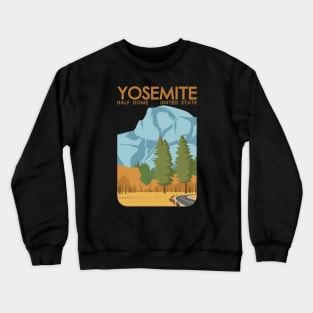 Yosemite half dome summer vintage Crewneck Sweatshirt